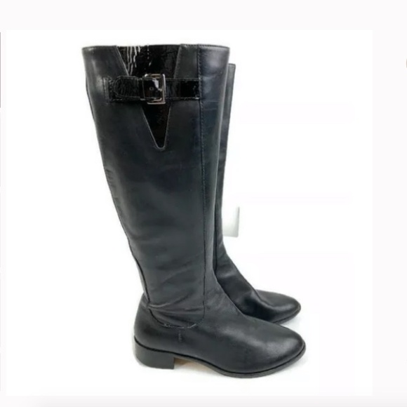 Cole Haan Shoes - Cole Haan tall black leather boots - size 9